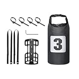 Pzuryhg Bolsas de horquilla delantera, bolsas de carga, paquete de ciclismo portátil, resistente al agua, bolsa de alforja delantera impermeable para horquilla delantera