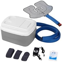 Ice Machine System Cold Therapy Machine, Cryotherapy Freeze Kit System for Post-Operative Recovery, Sports Injuries, Knee Pains, Knee Replacement Recovery Device with 8-Quart Cooler