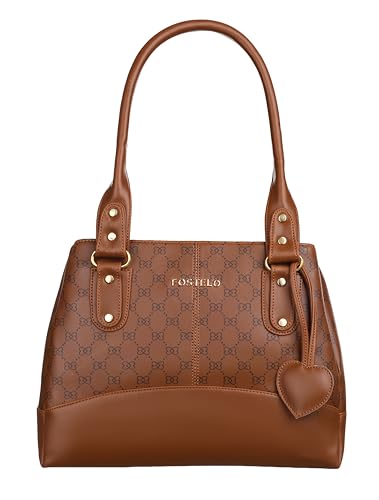 Image of Fostelo Women's Catlin Satchel Tote Handbag for Women | Ladies Purse | Stylish Shoulder Bag | Gift For Women