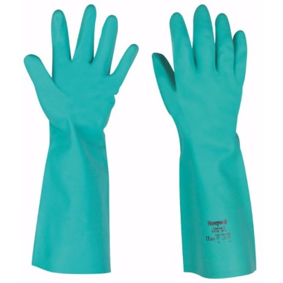Guanti chimici in nitrile verde Power Coat