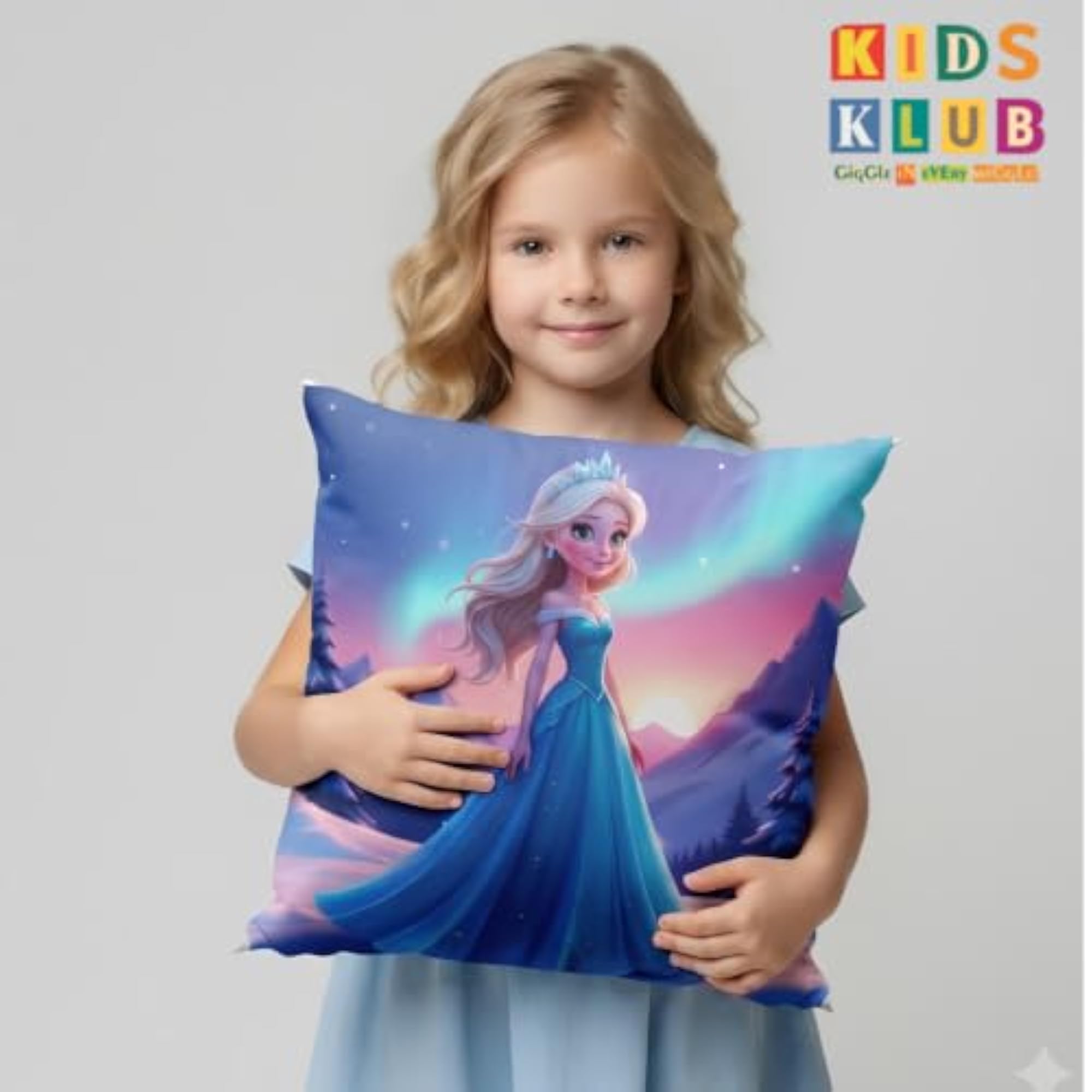 Princess Cushion Cover, Soft & Machine Washable