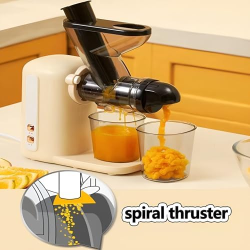 Extractor de Jugos Prensado Frío 100W, Lento y Silencioso, Compacto Automático miniatura 3