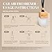 Car Air Freshener Hanging 3 Pack - My Way, Dream On, Cabana Hotel Collection Diffuser Oil Inspired The One Hotel, Car Fresheners for Women & Men, 45+ days Long Lasting Fragrance, 0.27 FL OZ/8ML