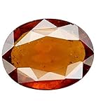 Kirti Sales Piedra preciosa suelta de granate de hesonita natural certificada de 9.25 ratti (Gomed Siloni)