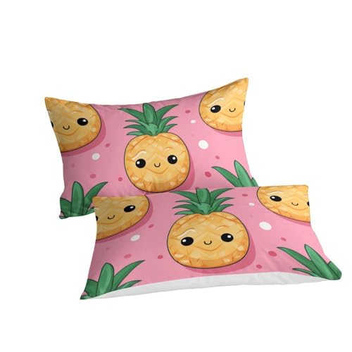 Lovely-Pineapple-3D-Printedcartoon-Fruit-Bedding-Set-Quilt-Cover-Comforter-Covers-Duvet-Cover-Microfiber-with-Pillowcases-3-Pieces-for-Childrens-and-Adults-with-Zipper-Closure-Queen228x228cm 41NK4inqqtL