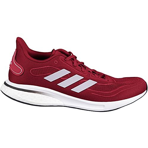 adidas Men's Supernova Cushion, Red/Silver/White, 8