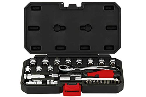 PowerfixProfi+ Durchgangs Steckschlüssel-Satz 29tlg. Werkzeug Bits Nüsse 1 PowerfixProfi+ Durchgangs Steckschlüssel-Satz 29tlg. Werkzeug Bits Nüsse