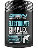 Electrolyte Complex - 300 Cápsulas Veganas - Complejo de Electrolitos de Alta Dosificación con Taurina y Betaína (TMG) - Sodio, Potasio, Magnesio y Calcio - 60 Porciones - Alternativa al Polvo