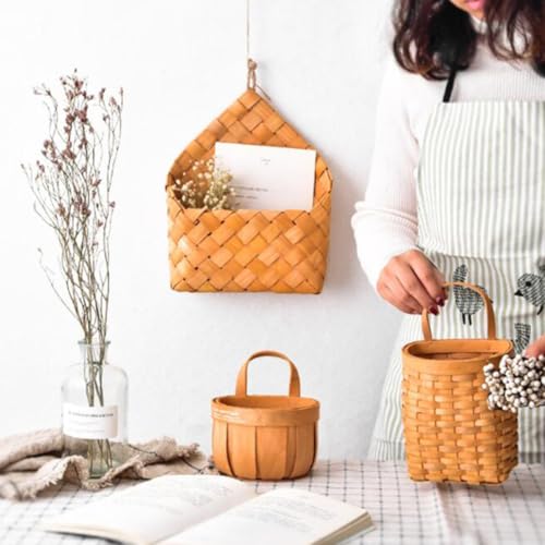 Cesta de almacenamiento elegante de madera con diseño exclusivo para objetos 3