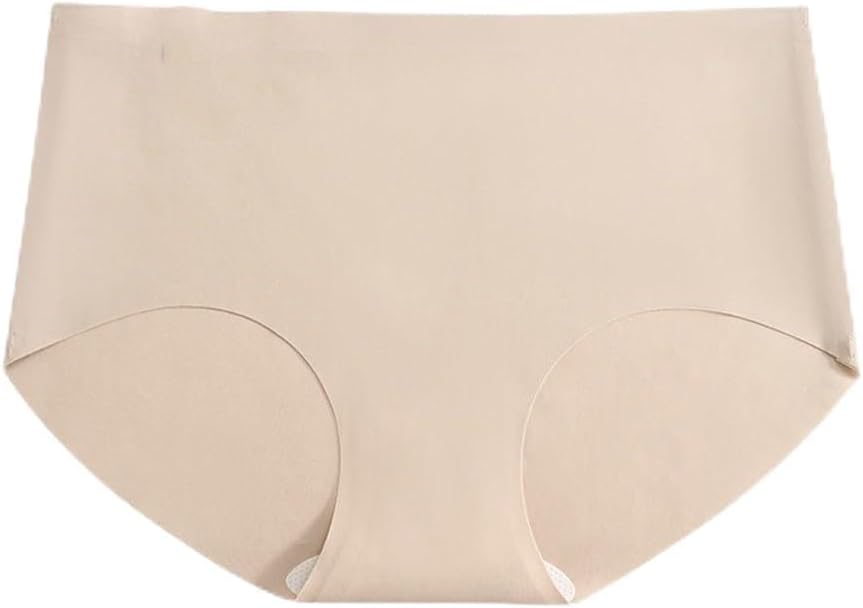 Women's Seamless Underwear Made of Without Clip Hips, Mid Waist Sports Triangle Shorts