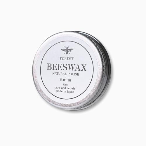 無添加 蜜蝋ワックス-亜麻仁油 少量10g 床ワックス 家具 木製品