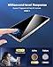 jehezkel 3 Pack Privacy Screen Protector for Samsung Galaxy S25 Ultra Tempered Ultra-Thin Glass with 9H, Anti Scratch, Bubble Free [Support Fingerprint Unlock] Black