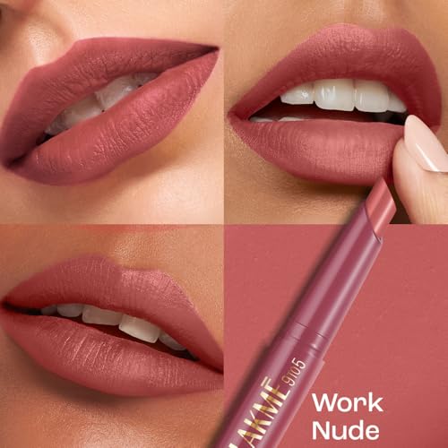 Image of Lakme 9 to 5 Forever Matte Lip Crayon, Work Nude, 1.1g, for Smooth and Supple Lips, with Vitamin C, Matte Finish, 8 Hr Hydration, Long Lasting all day comfort, Retractable Crayon