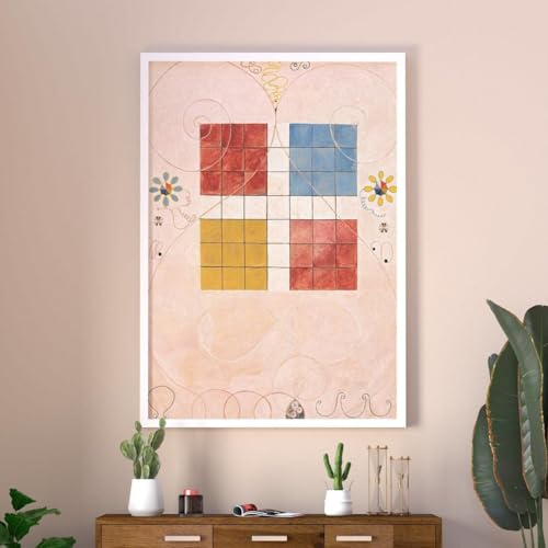 Impression Hilma af Klint The Ten Largest Old Age poster abstrait poétique - 2
