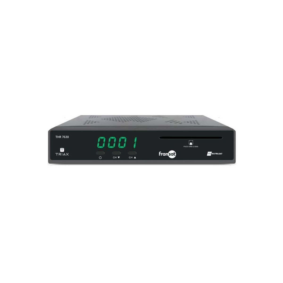 Récepteur FRANSAT HD THR7630 d'origine Télévision 305163 TRIAX Télévision 305163 TRIAX