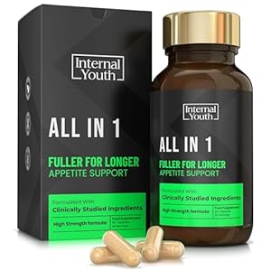 All-in-1 Appetite Support – Appetite Suppressants for Women and Men – Weight Loss Pills That Work Fast – Clinically Studied Gut Health Prebiotic + Probiotics + Natural Extracts – 90x Diet Pills