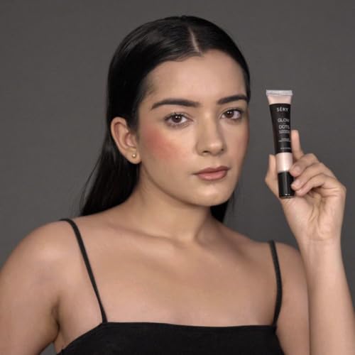 Image of SERY Glow Dots Illuminating Highlighter with Shea Butter, Vitamine E and Anti Aging property - ROSE