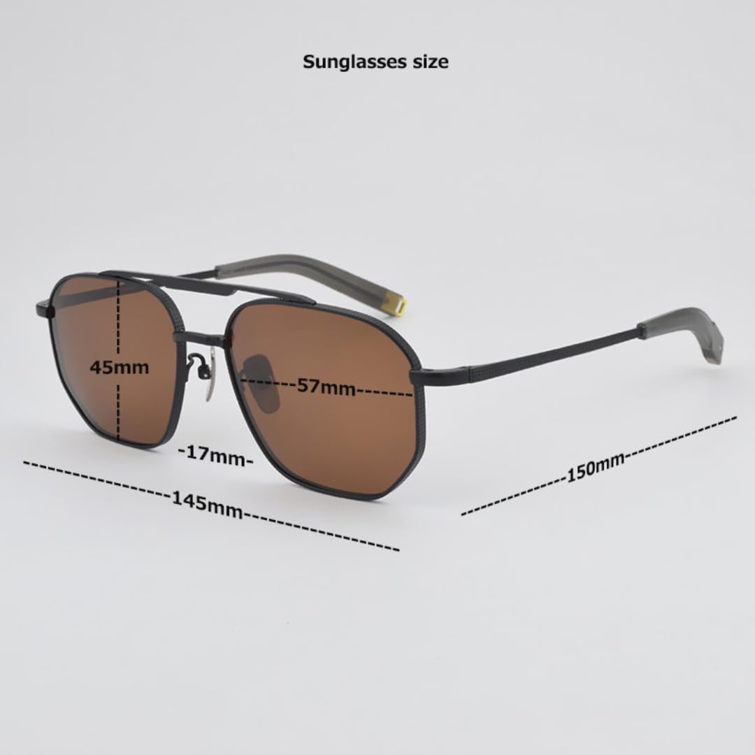 Tytanowe luksusowe okulary przeciwsłoneczne vintage, męskie, damskie, retro, modne, do jazdy samochodem, UV400
