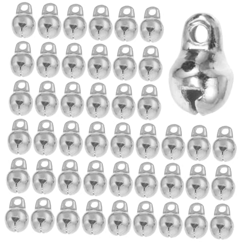 Levemolo 100pcs Metal Crafting Bells Tiny Bells for DIY Decorations Wind Chime Charms