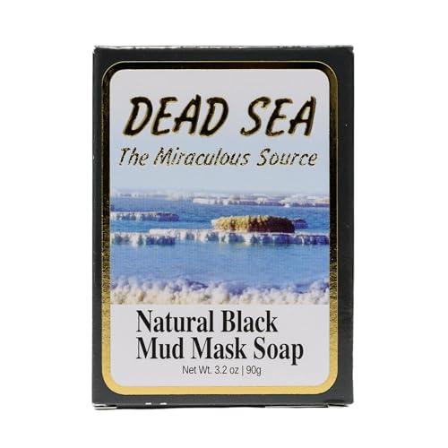 J Malki Mar Muerto Natural Negro Mud Mask 90g Jabón