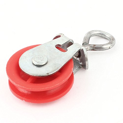 uxcell Rope Hoist Pulley Wheel Swivel Tackle Puller Lift Tools Lifter