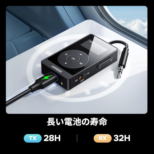 UGREEN Bluetooth 5.3トランスミッター&レシーバー 45492 の商品画像 2