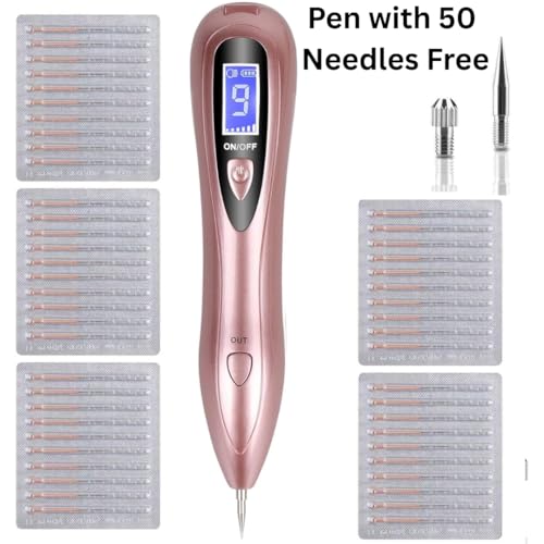Image of Plasma Pen With 50 Needles, Mole Removal Pen, Plasma Pen Skin Tag & Role Remover Pen with Needle Combo Pack (Pen with 50needle)