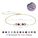 GUANKE Ladies' Pea Pod Charm Bracelet with Birthstone, Copper Material, 4g Weight, 65mm Inner Diameter, 34mm Pea Pod - Ideal Jewelry Gift