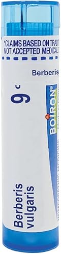Boiron Berberis Vulgaris 9C para erupciones cutáneas con parches redondos rojos y copos finos, 80 pellets