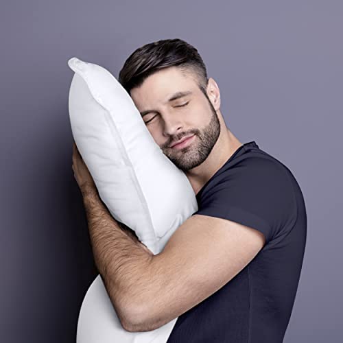 Utopia Bedding Standard Hotel Pillows for All Sleepers - Set of 2, Cooling White Bed Pillows