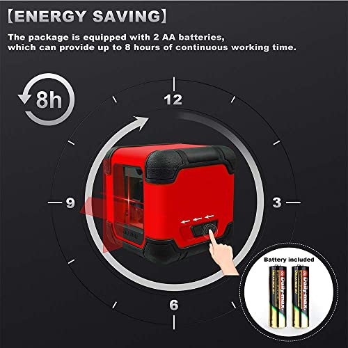YIYITOOLS-Line-Laser-Level-Tools-50ft-RED-Self-Fit-for-home-renovations-or-other-DIY-projects-SN011R