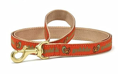 Up Country Gobble Dog (Gobble Dog Lead, 6 Foot Long 1 Inch Wide Width)
