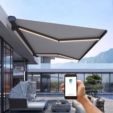 electric retractable pergola canopy