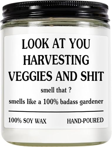Gardening Gifts for Women - Unique Plant Lover Present, Mothers Day, Funny Garden Gift, Relax Candle, Best Gift for Gardeners, Valentine Gifts Cool Plant Mom, Funny Garden, Growing Candle