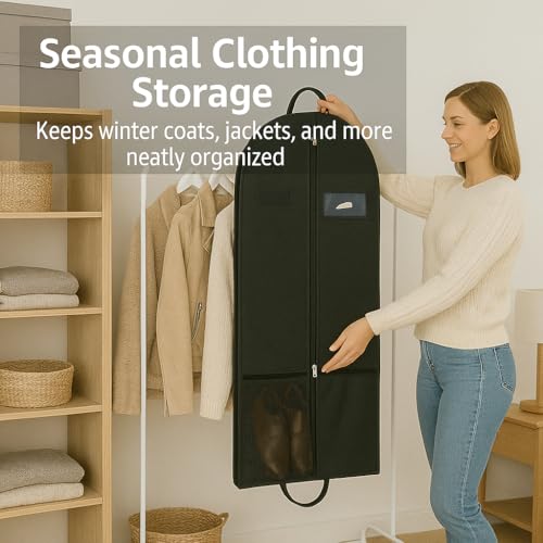 43 Reisekleidung Tasche Anzug Träger für Männer- 43 Zoll Schwarz Kleidersack Brautkleid Hülle für Abendkleid, Elegant Style, Pinterest Inspiration, Kauf Motivation für Hochzeit