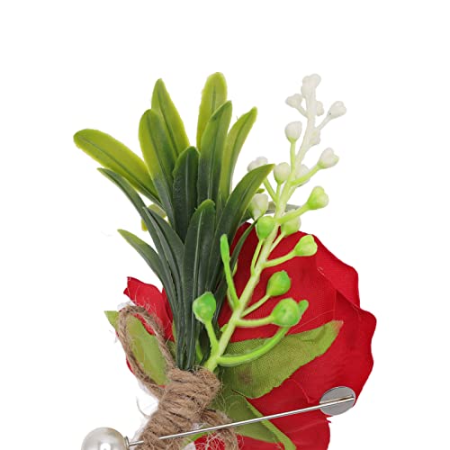 Corpete de terno, pino de estilo coreano amplamente aplicável, corpete de casamento fixo rosa 5 peça