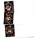 The Best Card Company - 10 Boxed Note Cards with Flowers - Blank Assorted Floral Notecards Bulk (4 x 5.12 Inch) - Baroque Blooms M10020BK