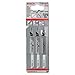 Price comparison product image Bosch Professional 2608636224" T101 AIF Jigsaw Blade, Silver, Set of 3 Pieces