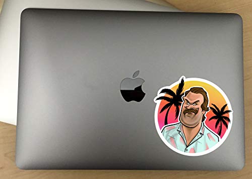 Sticker Stranger Things Jim Hopper vinyle haute résistance extérieur - 2