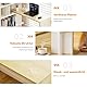 Flycity L-förmiger Eckschreibtisch mit 360-Grad Drehbarem Bücherregal, PC-Schreibtisch mit Großem Stauraum, für Home-Office, Büro und Studium