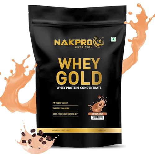 Green Velly GOLD Whey Protein Concentrate | 24.76g Protein, 5.42g BCAA | Muscle Gain, Strength, Muscle Recovery, Fast Absorbing 
