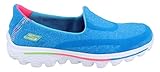 Skechers Kids 81052L Go Walk 2 Athletic Sneaker,Blue,12 M US Little Kid
