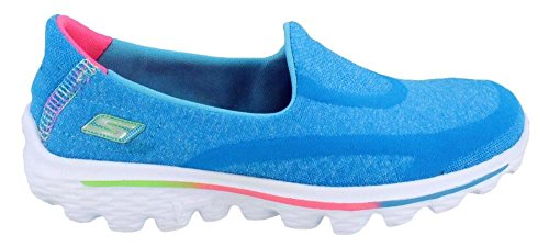 Skechers Kids 81052L Go Walk 2 Athletic Sneaker,Blue,12 M US Little Kid
