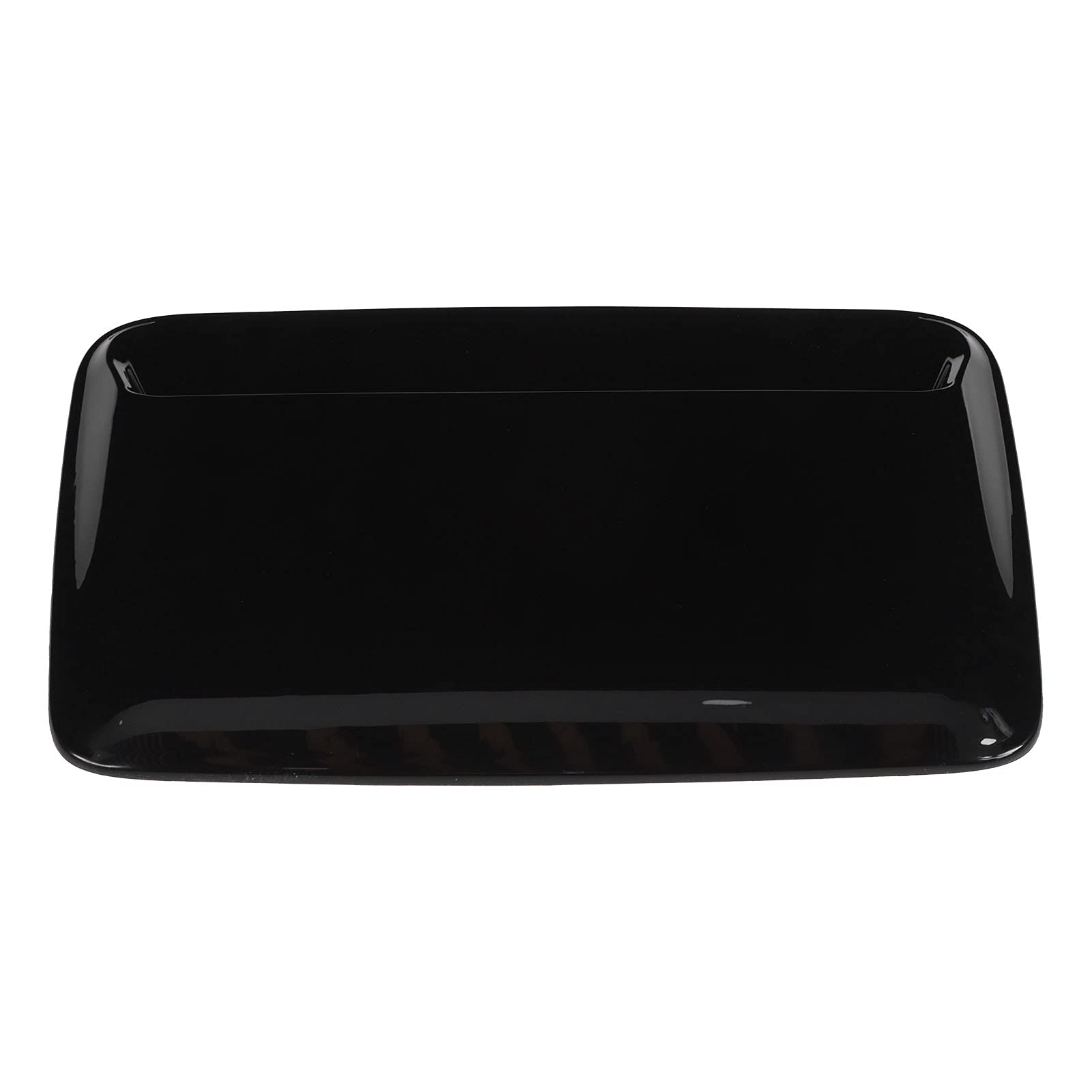 Acouto Universal Hood Scoop Cover for Car Modification Replacement Refurbishment (Glossy Black)
