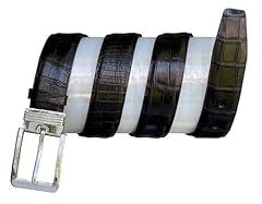 Black-croc Belly-pin Buckle