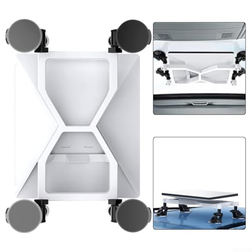 Gdfnmogo Roof Suction Cup Bracket for Mini, 4-Pack Heavy-Duty Mount with Strong Adhesion for Campers RVs Boats SUVs, Tool- Installation on Glas