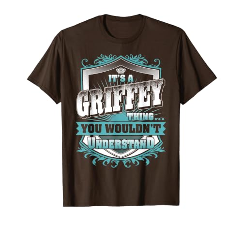 It's A Griffey Thing You Wouldn't Understand Family Name T-Shirt, Men, Brown, 3X-Large