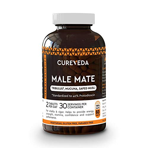 Cureveda™ Herbal Male Mate (Tribulus,Mucuna, Safed Musli) Men’s Wellness supplement (60 tab) Cureveda™ Herbal Male Mate (Tribulus,Mucuna, Safed Musli) Men’s Wellness supplement (60 tab)