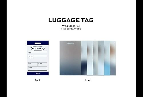 Miniatura 5 de K-POP DRIPPIN 1er mini álbum Boyager Ver. CD+80p folleto+etiqueta de equipaje+2p P.Card sellado