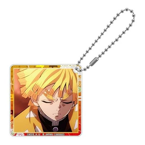 【我妻 善逸】カプセルスクエア名場面アクリルチャーム テレビアニメ 鬼滅の刃 竈門炭治郎 立志編/無限列車編